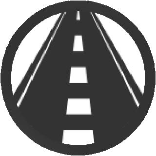 Road, railroad.